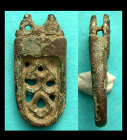 Avar, Side-strap End, Openwork, 6th-8th Cent AD